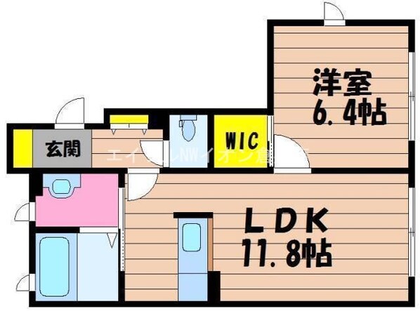 コントレイルの物件間取画像